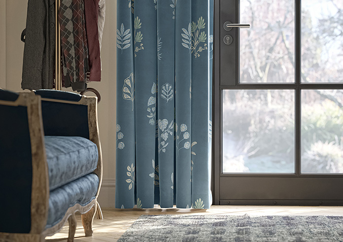 Botanical Velvet, Oceania - Made to Measure Curtains - Image 5